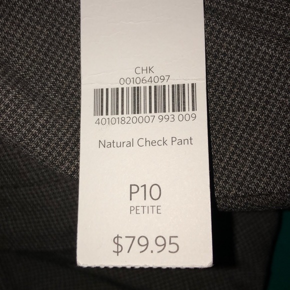 Coldwater Creek Brown Pants. NWT. P10 - Picture 11 of 12